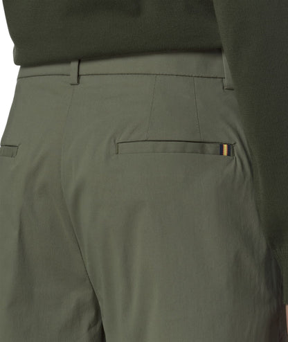 K-Way Bermuda Chino Stretch Nive Twill Tech K6133MW Verde