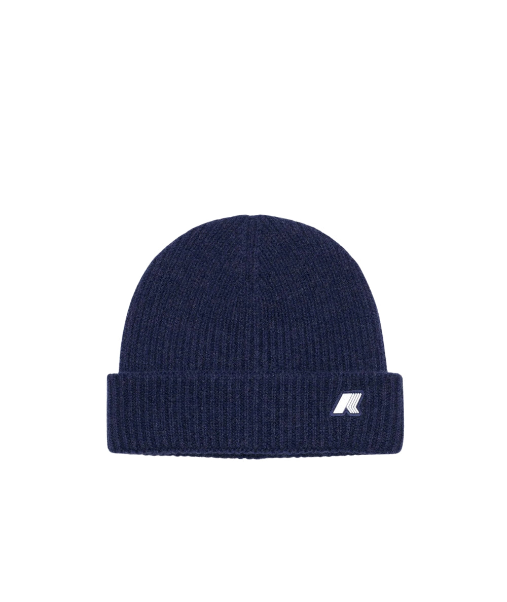 K-Way Berretto Unisex in Lana K31358W Blu Cobalto Melange