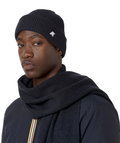 K-Way Berretto in lana Brice K2132HW Blu Scuro Melange