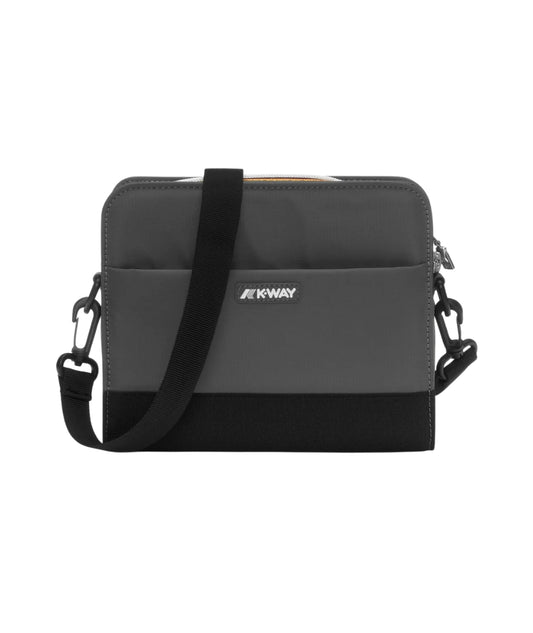 K-Way Borsa Pouch con Tracolla e Tasca Frontale Marybell K8124ZW Verde