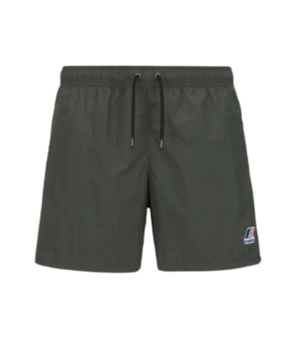 K-Way Boxer Mare con Logo K31357W Verde Militare
