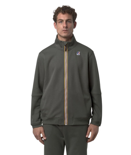 K-Way Felpa Pepin Brushed Pc K4147MW Verde