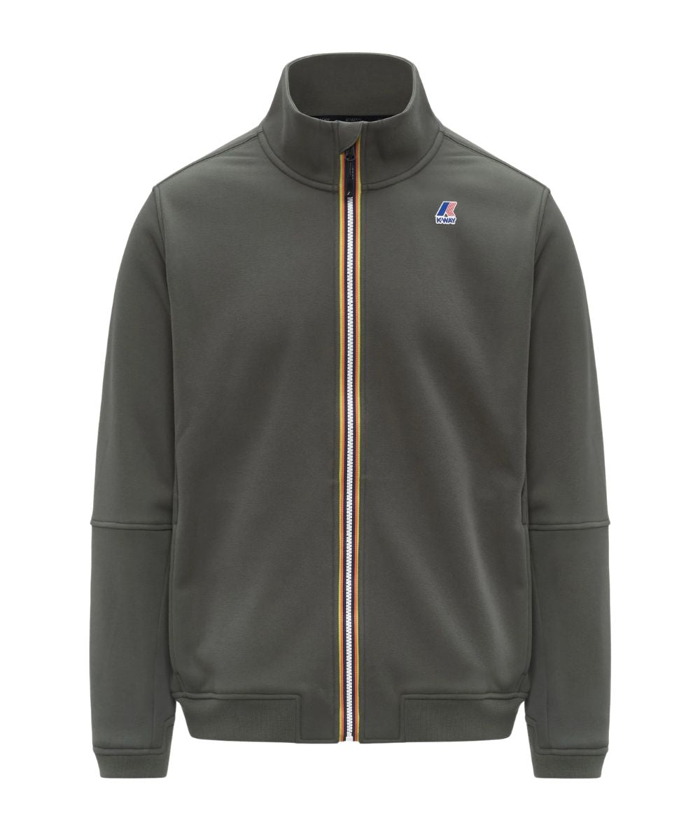 K-Way Felpa Pepin Brushed Pc K4147MW Verde