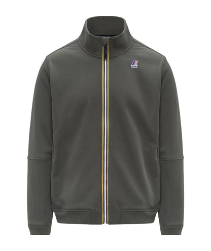 K-Way Felpa Pepin Brushed Pc K4147MW Verde