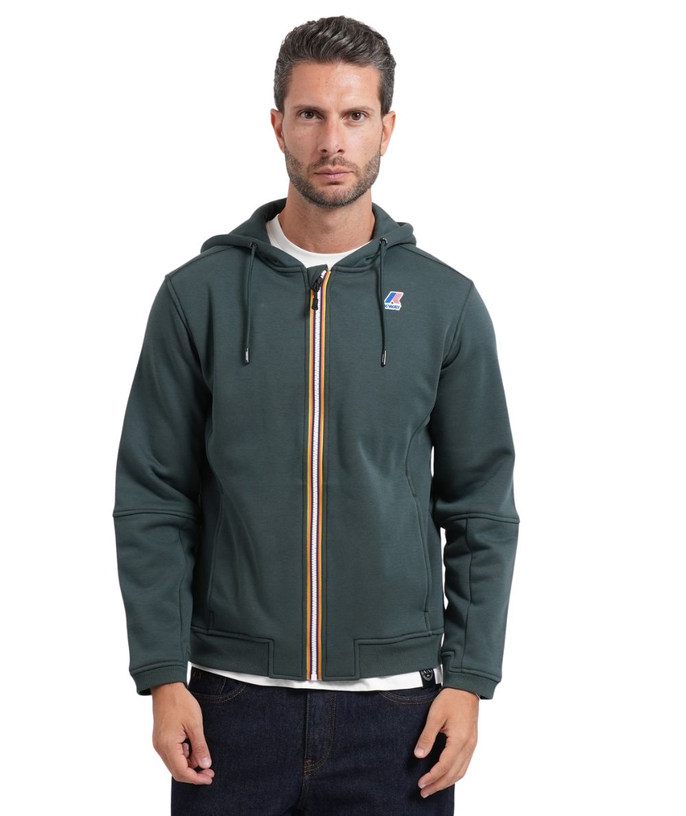 K-Way Felpa Prosper Brushed Pc K4147LW Verde