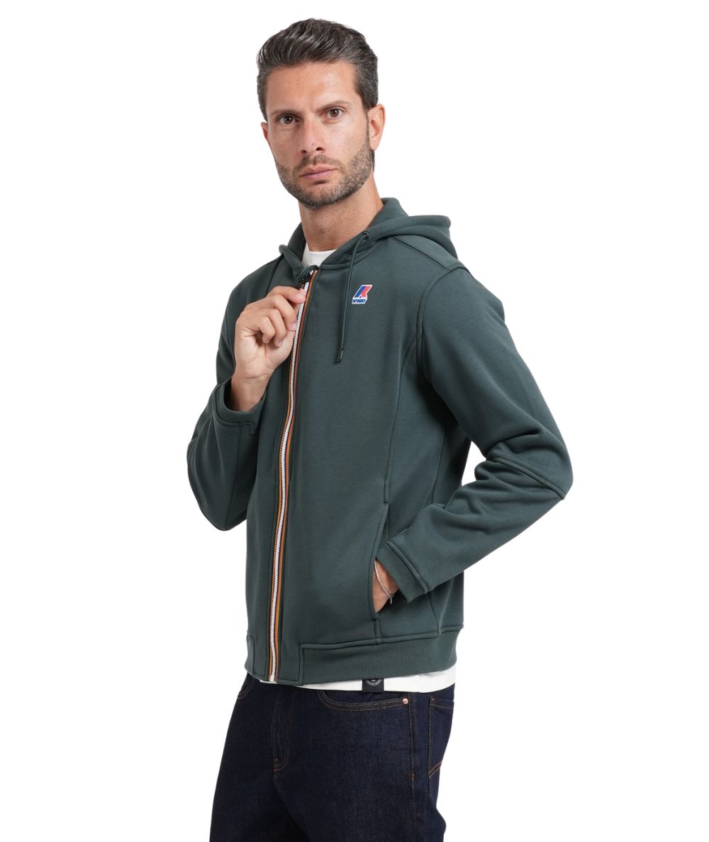 K-Way Felpa Prosper Brushed Pc K4147LW Verde