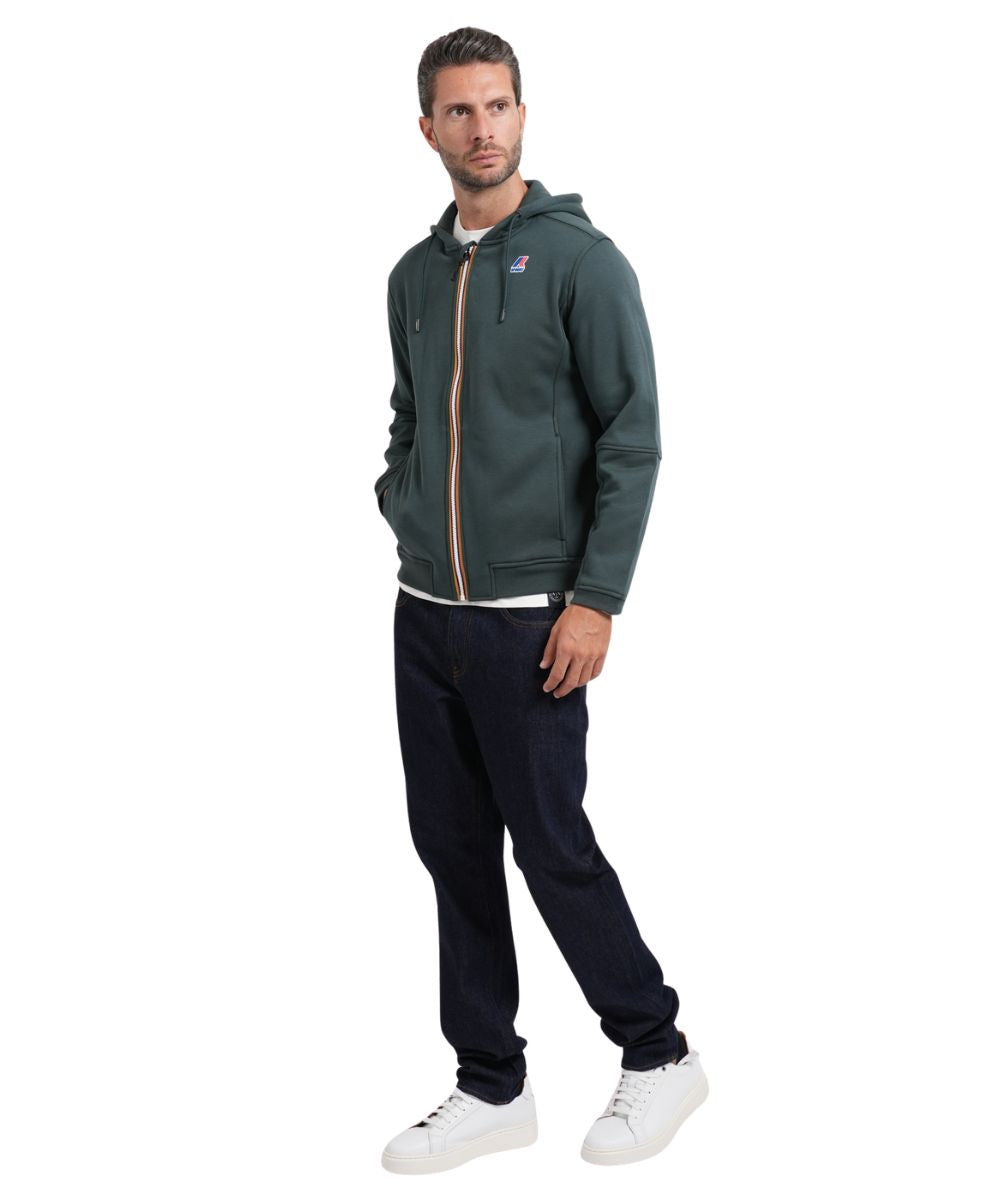 K-Way Felpa Prosper Brushed Pc K4147LW Verde