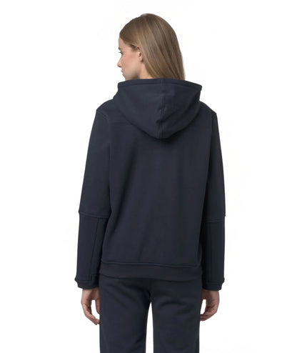 K-Way Felpa con Cappuccio Prosper Brushed Pc K4147LW Blu Scuro