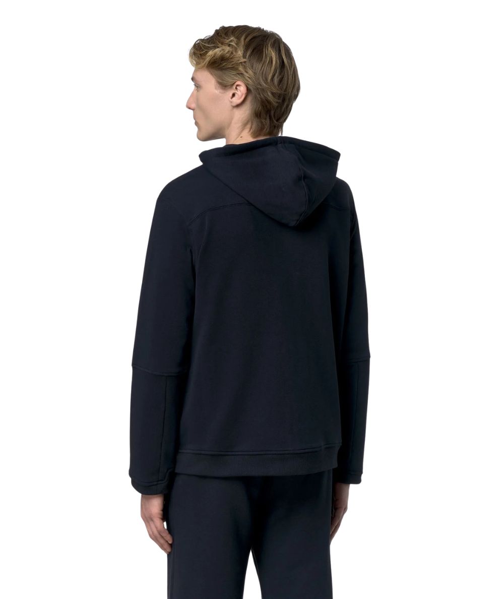 K-Way Felpa con Cappuccio Prosper Poly Cotton K1126HW Blu Profondo