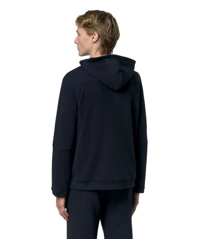 K-Way Felpa con Cappuccio Prosper Poly Cotton K1126HW Blu Profondo