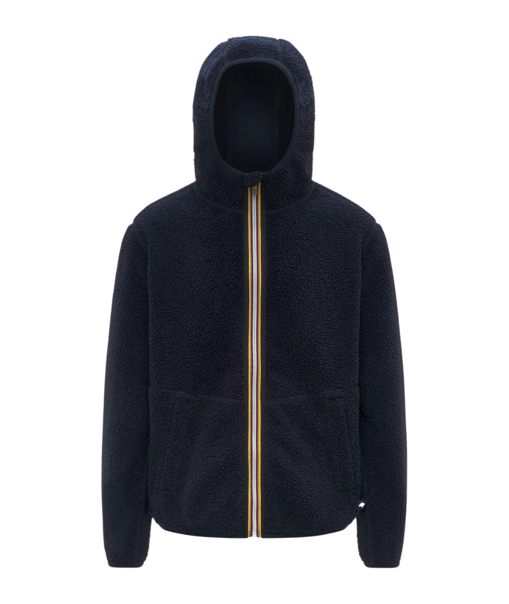 K-Way Giacca Jack Sherpa Polar Double K3132NW Blu Scuro