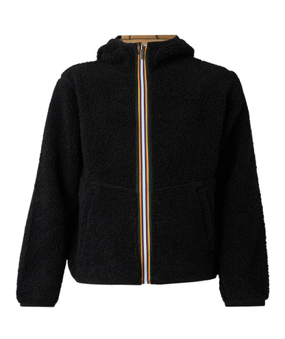 K-Way Giacca Jack Sherpa Polar Double K3132NW Nero Beige