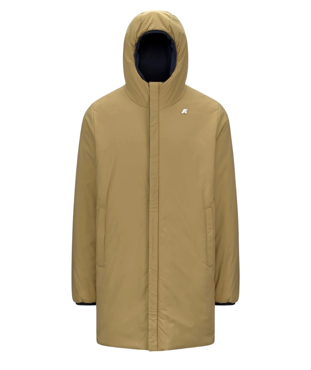K-Way Giacca Jacob St Warm Double K6128WW Beige Blu Scuro