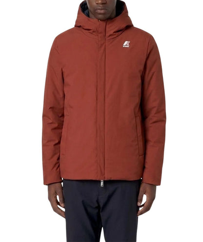 K-Way Giacca Jacob St Warm Double K6128WW Blu Scuro Rosso