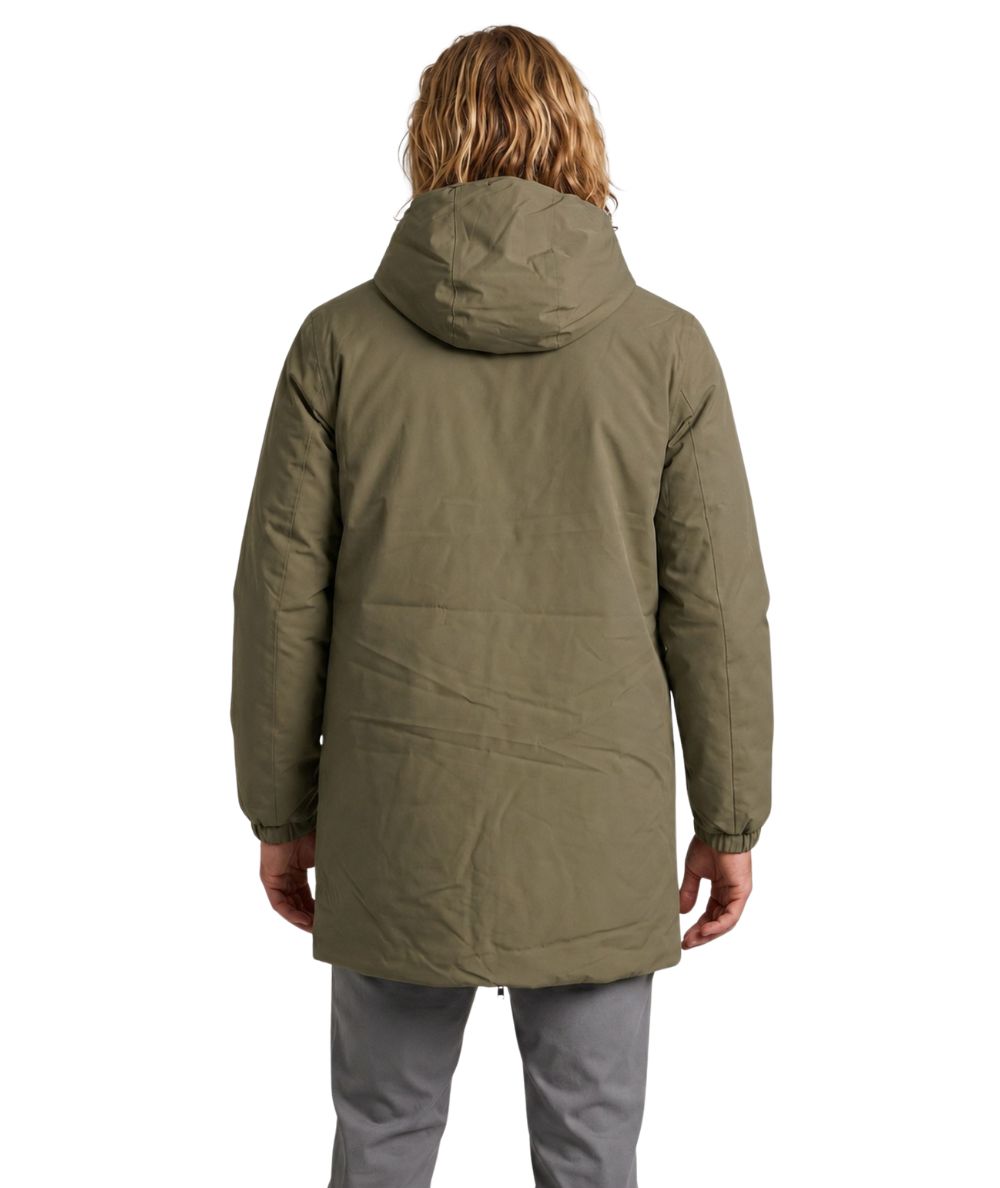K-Way Giacca Jacob St Warm Double K6128WW Verde Militare Blu Scuro