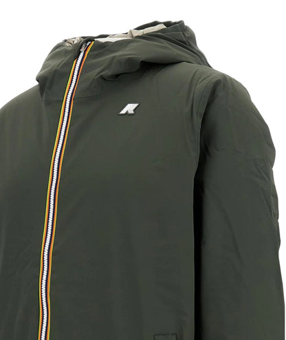 K-Way Giacca Jacob St Warm Double K6128WW Verde Scuro