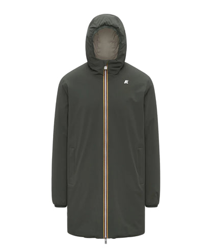 K-Way Giacca Jacob St Warm Double K6128WW Verde Scuro 