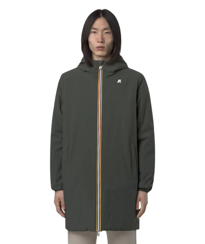 K-Way Giacca Jacob St Warm Double K6128WW Verde Scuro