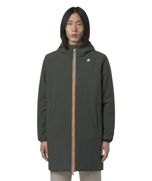 K-Way Giacca Jacob St Warm Double K6128WW Verde Scuro