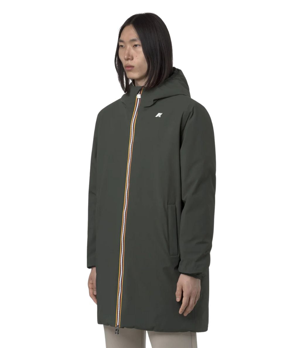 K-Way Giacca Jacob St Warm Double K6128WW Verde Scuro