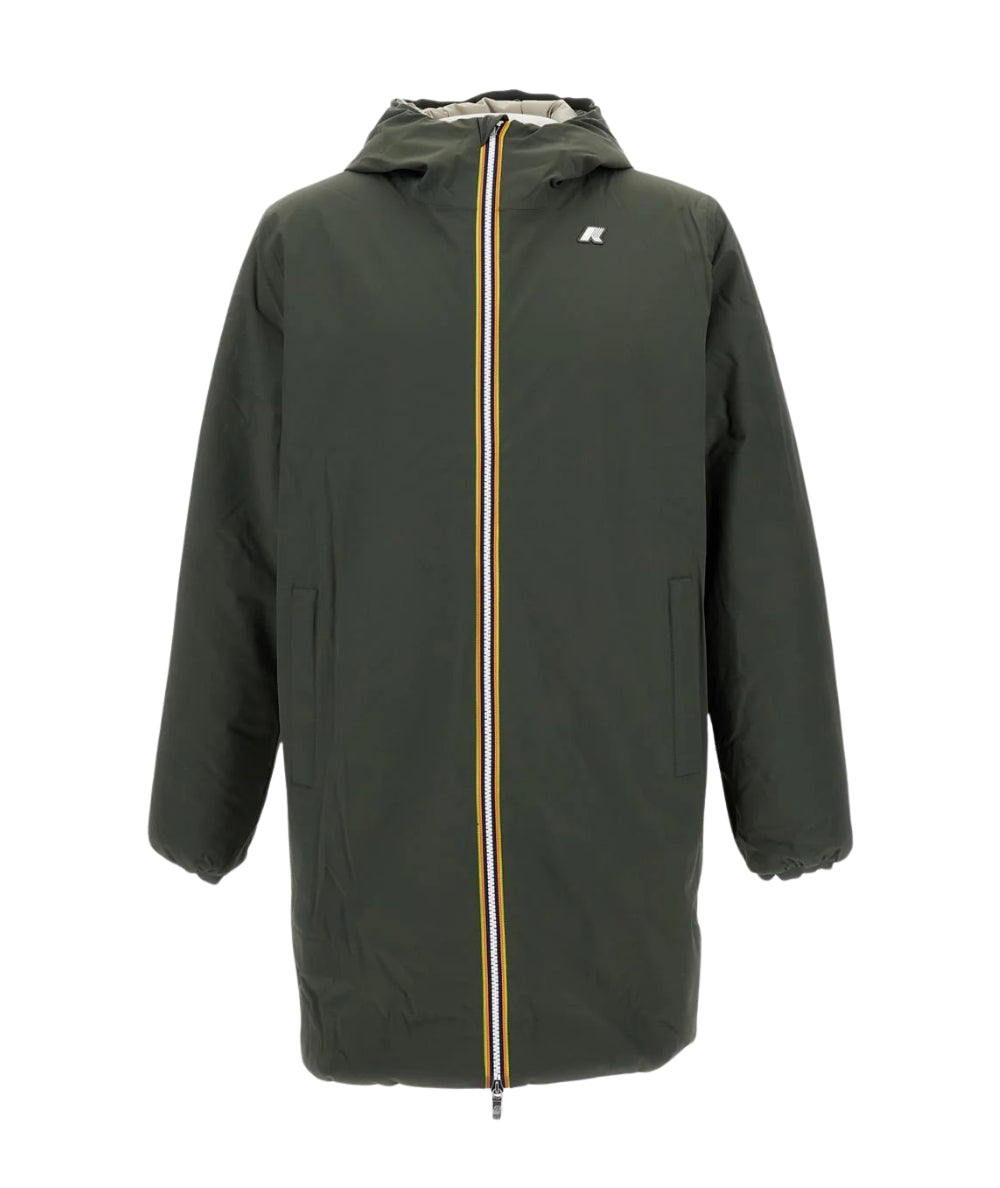 K-Way Giacca Jacob St Warm Double K6128WW Verde Scuro