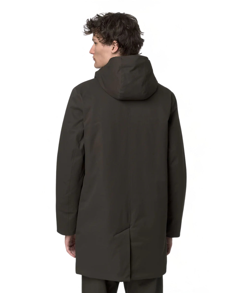 K-Way Giacca Jarno Twill Marmotta K8133FW Verde Scuro