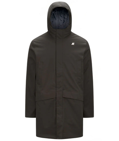 K-Way Giacca Jarno Twill Marmotta K8133FW Verde Scuro Blu