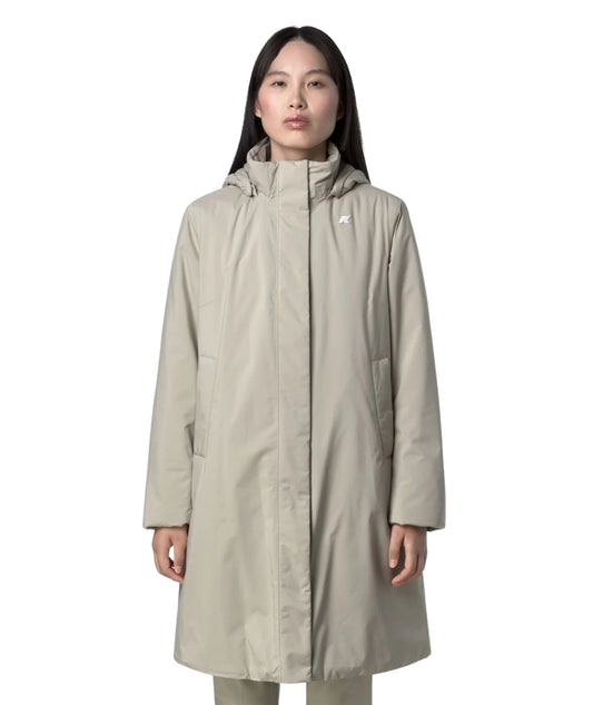 K-Way Giacca Lunga Sonja Soft Touch K2135VW Beige