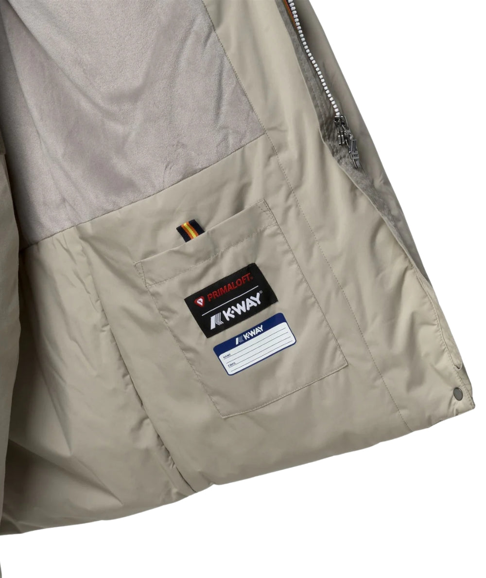 K-Way Giacca Lunga Sonja Soft Touch K2135VW Beige