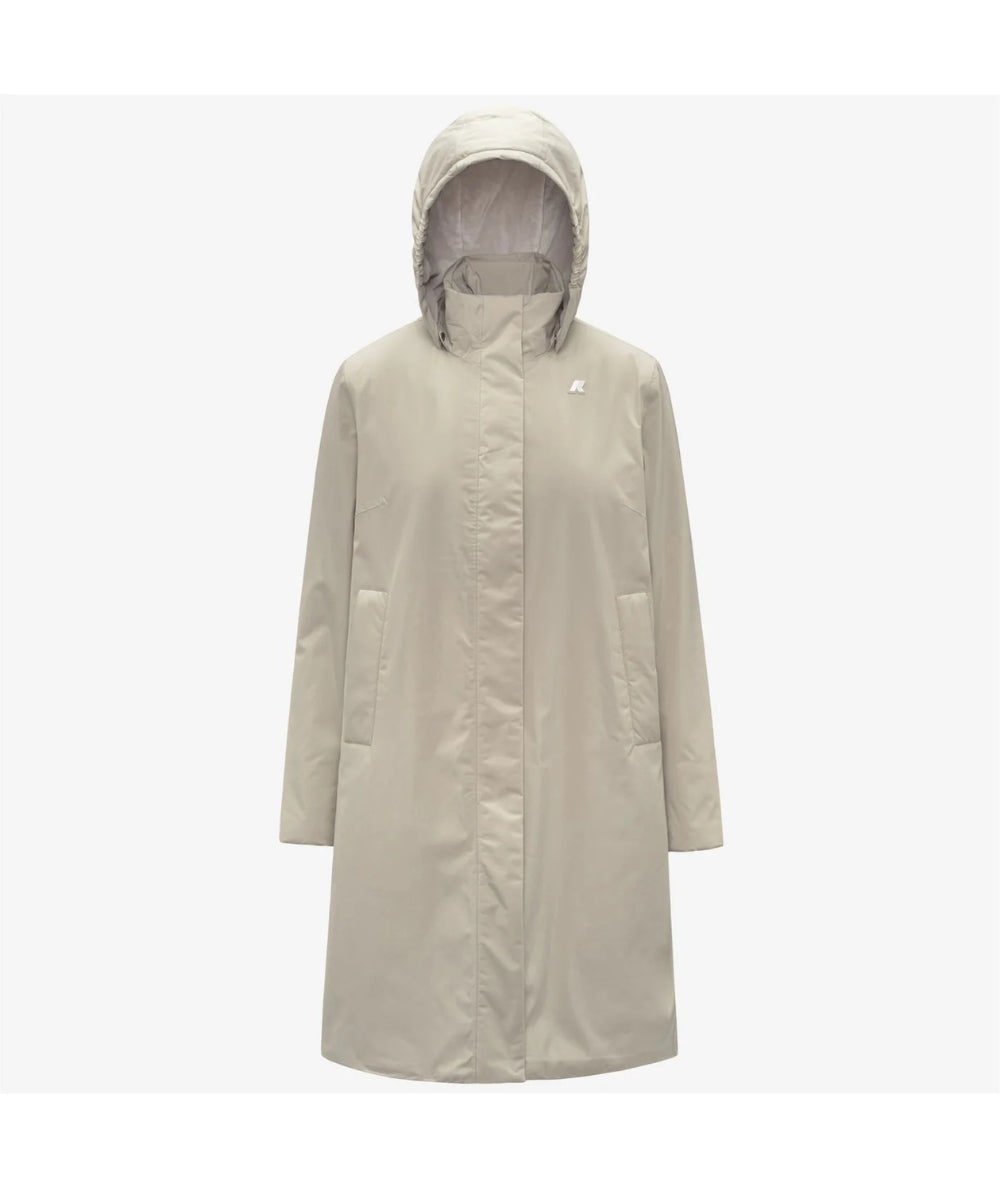 K-Way Giacca Lunga Sonja Soft Touch K2135VW Beige