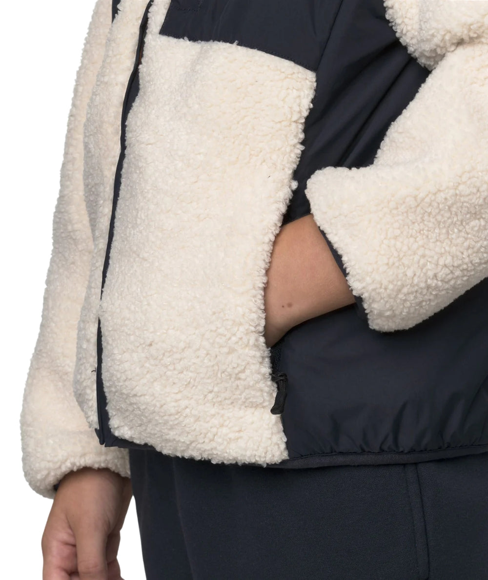 K-Way Giacca P. Samson 4.0 Orsetto K21452W Blu Scuro Ecrù