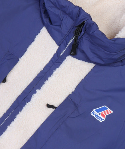 K-Way Giacca Samson 4.0 Orsetto K5122SW Blu Scuro Ecrù