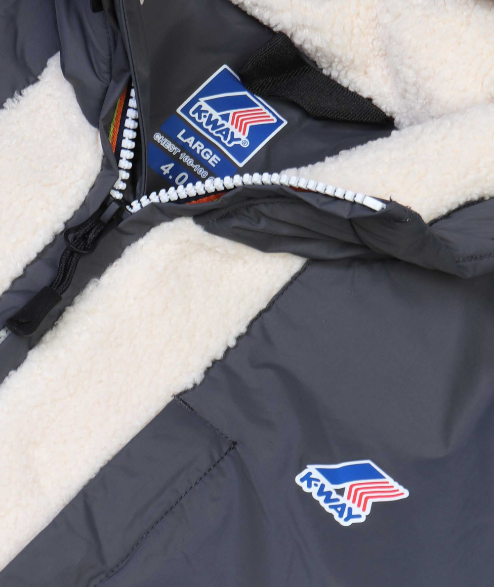 K-Way Giacca Samson 4.0 Orsetto K5122SW Grigio Ecrù 