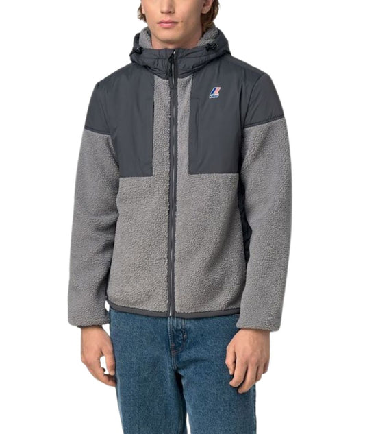 K-Way Giacca Samson 4.0 Orsetto K5122SW Grigio Grigio Ghiaccio
