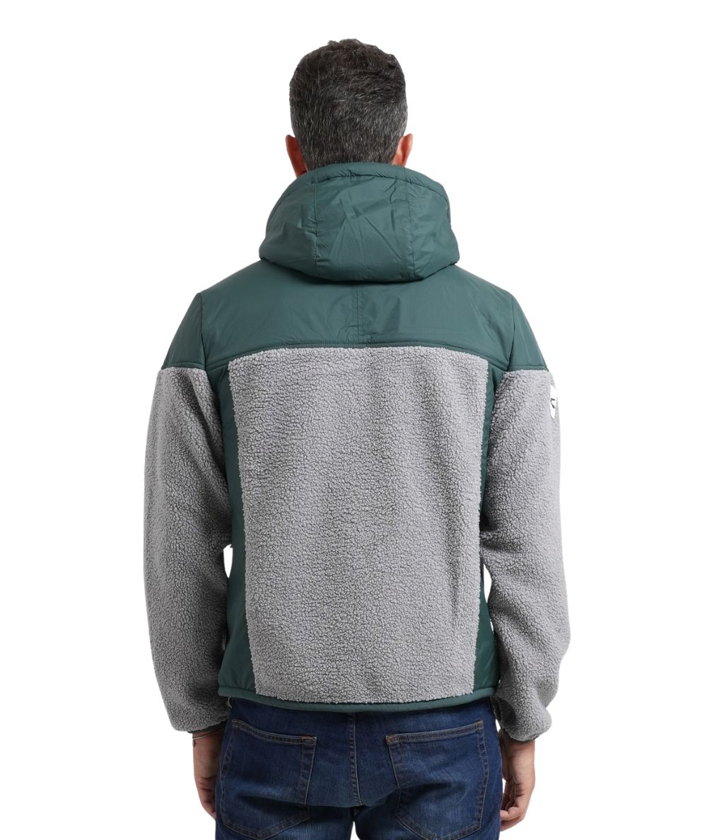 K-Way Giacca Samson 4.0 Orsetto K5122SW Verde Grigio Ghiaccio