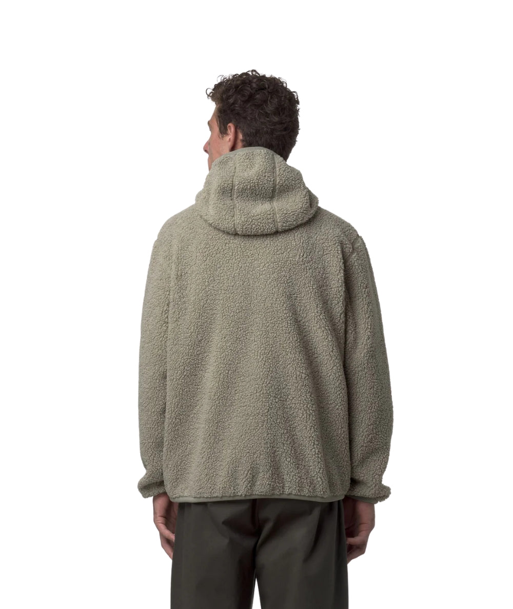 K-Way Giacca Sherpa Reversibile K3132NW Verde