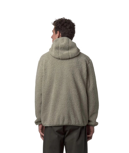 K-Way Giacca Sherpa Reversibile K3132NW Verde