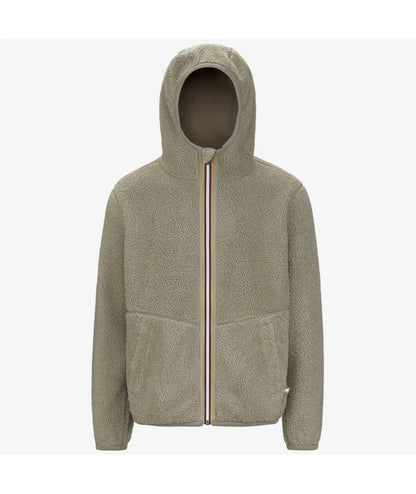 K-Way Giacca Sherpa Reversibile K3132NW Verde