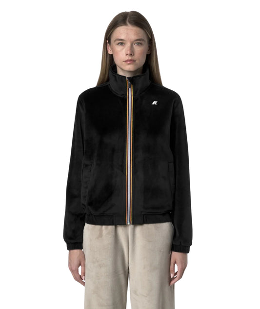 K-Way Giacca Viviette Velour Polar K3132KW Nero