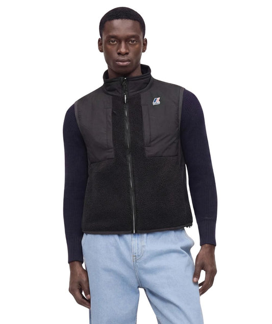 K-Way Gilet in Pile Vital 4.0 Orsetto K5122RW Nero