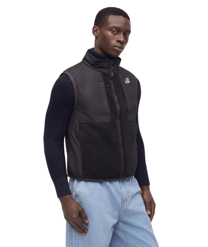 K-Way Gilet in Pile Vital 4.0 Orsetto K5122RW Nero