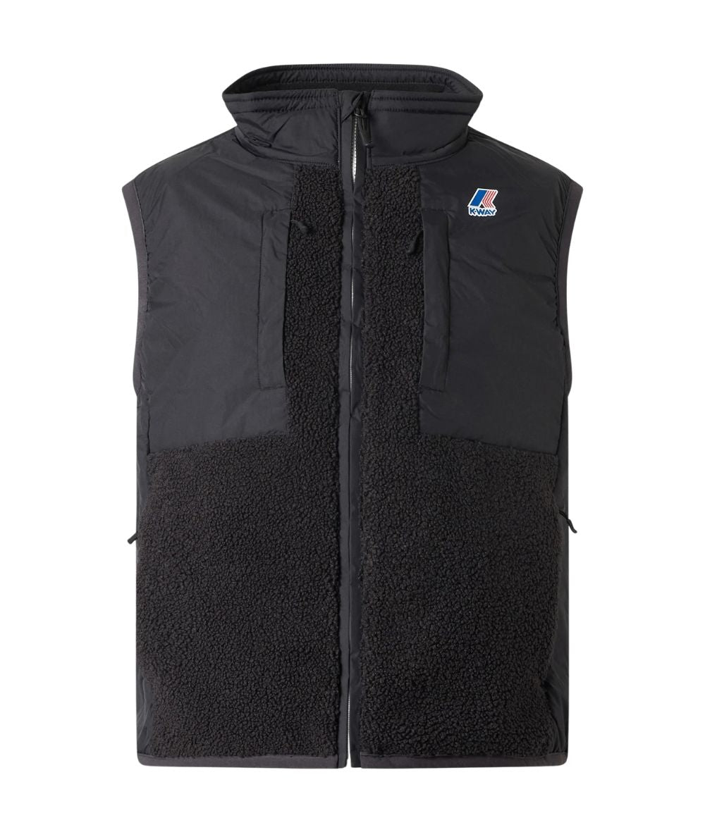 K-Way Gilet in Pile Vital 4.0 Orsetto K5122RW Nero