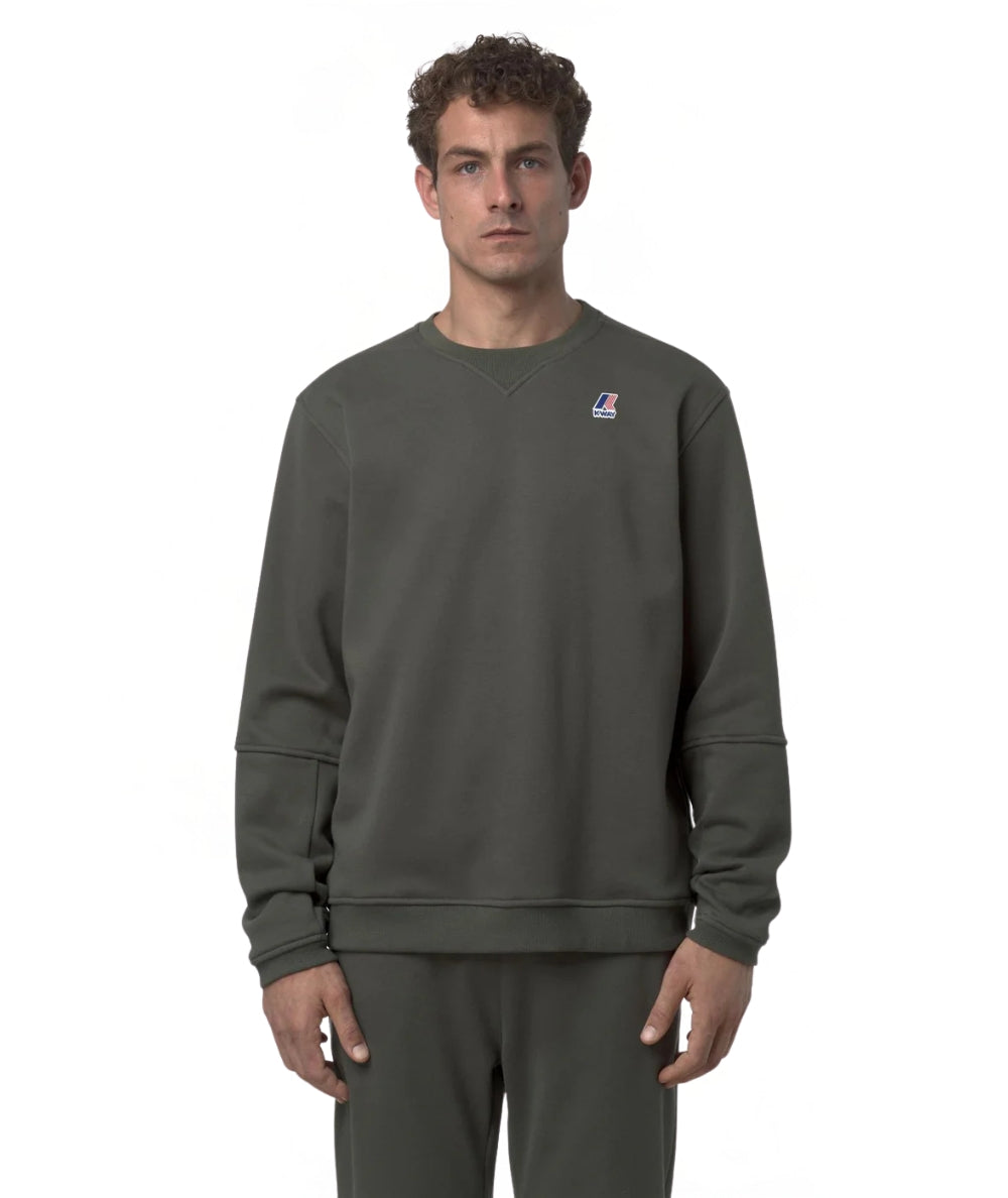 K-Way Maglia Girocollo Nael Brushed Pc K6132MW Verde