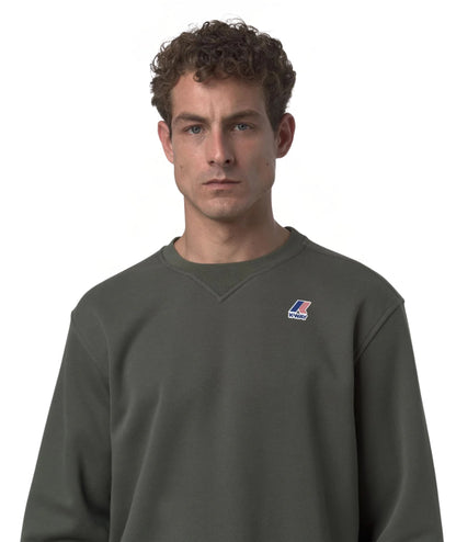 K-Way Maglia Girocollo Nael Brushed Pc K6132MW Verde