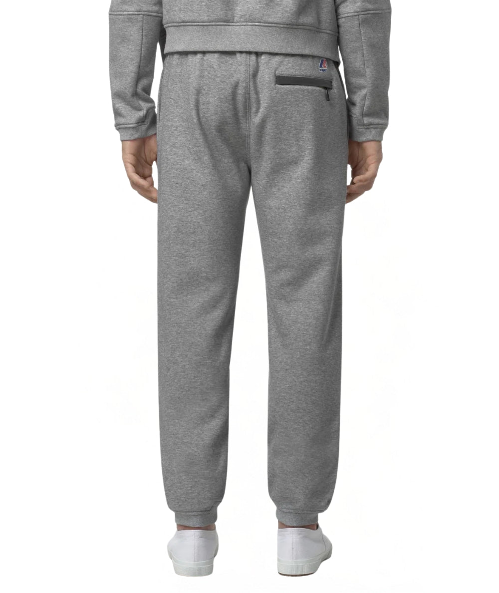 K-Way Pantalone Philbert Brushed Pc K81374W Grigio Medio Melange