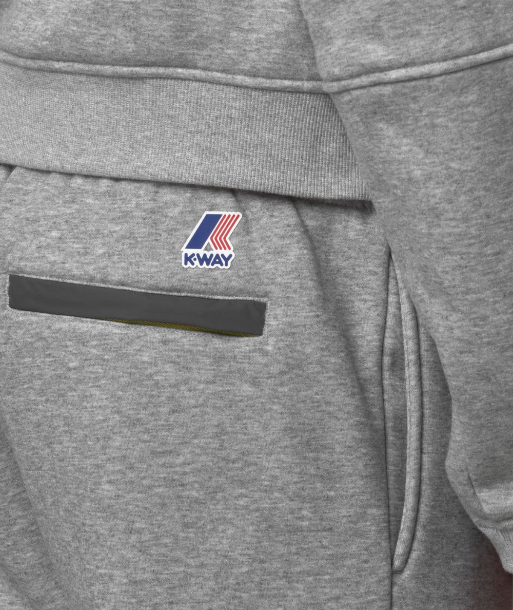 K-Way Pantalone Philbert Brushed Pc K81374W Grigio Medio Melange