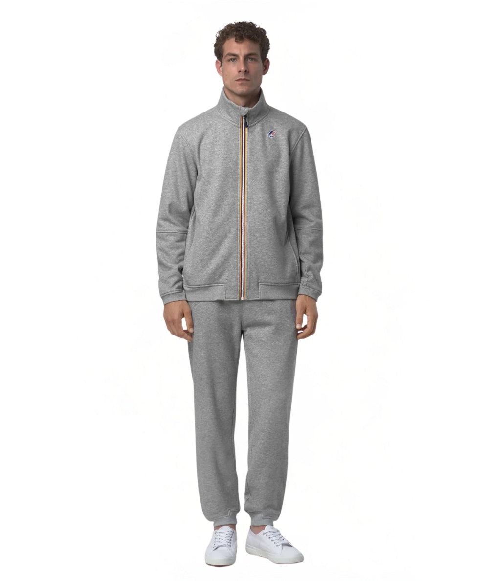 K-Way Pantalone Philbert Brushed Pc K81374W Grigio Medio Melange