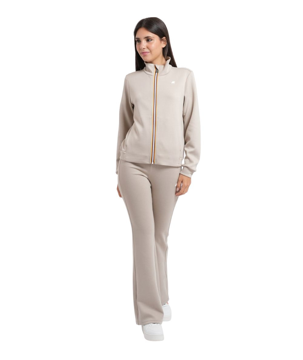 K-Way Pantalone in Tessuto Tecnico Stretch Jeanne Light Spacer K5146MW Beige 
