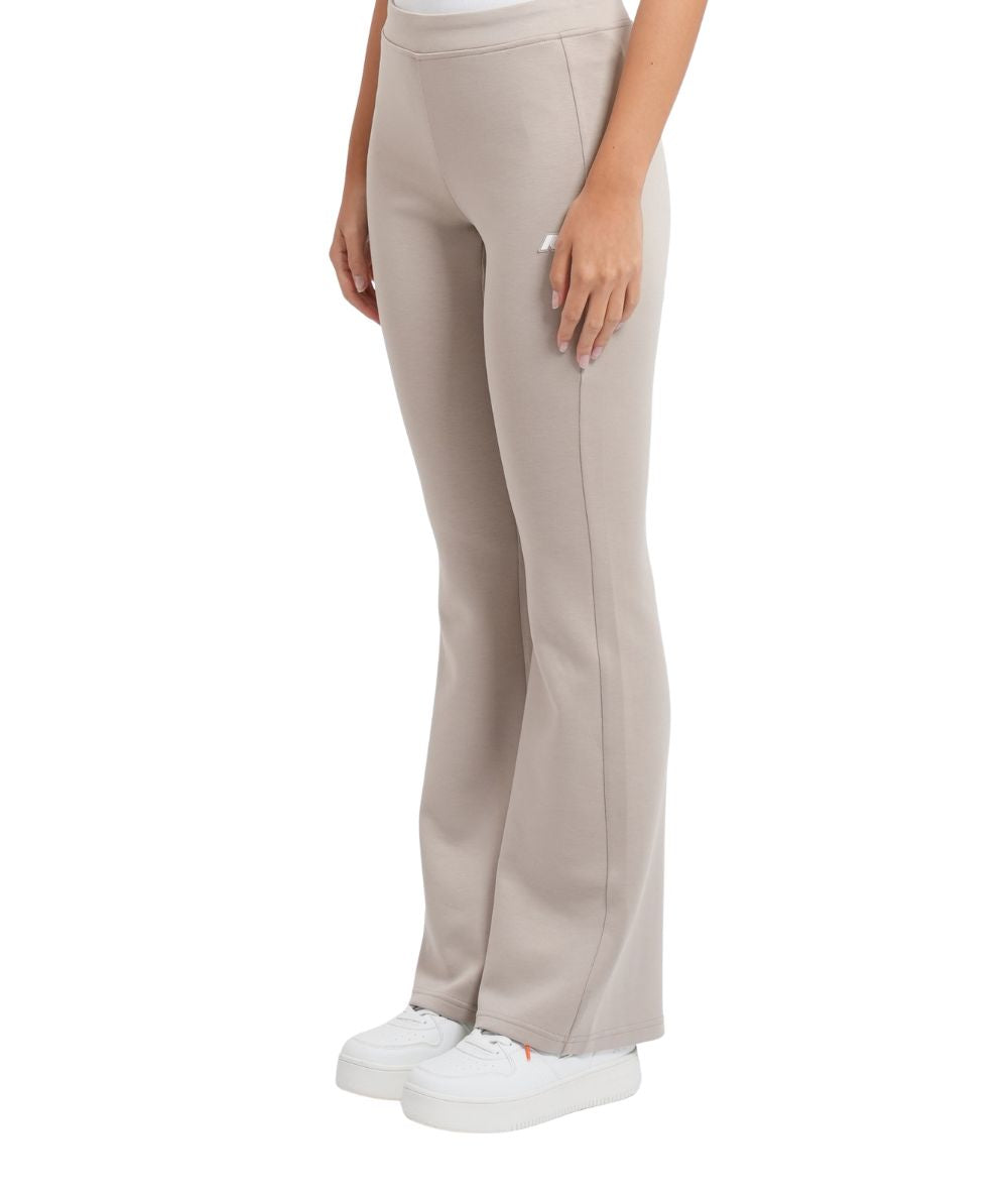 K-Way Pantalone in Tessuto Tecnico Stretch Jeanne Light Spacer K5146MW Beige