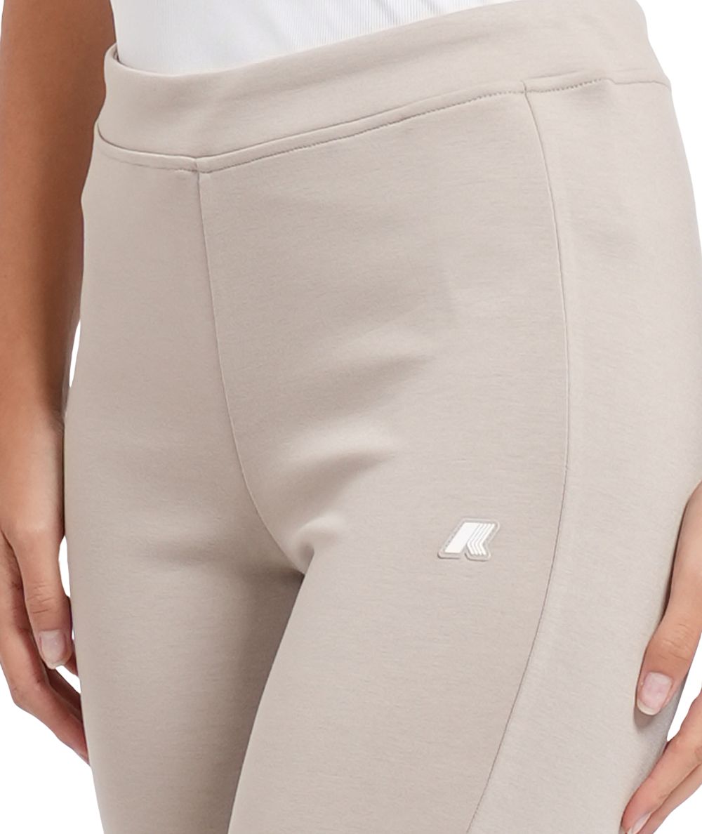 K-Way Pantalone in Tessuto Tecnico Stretch Jeanne Light Spacer K5146MW Beige